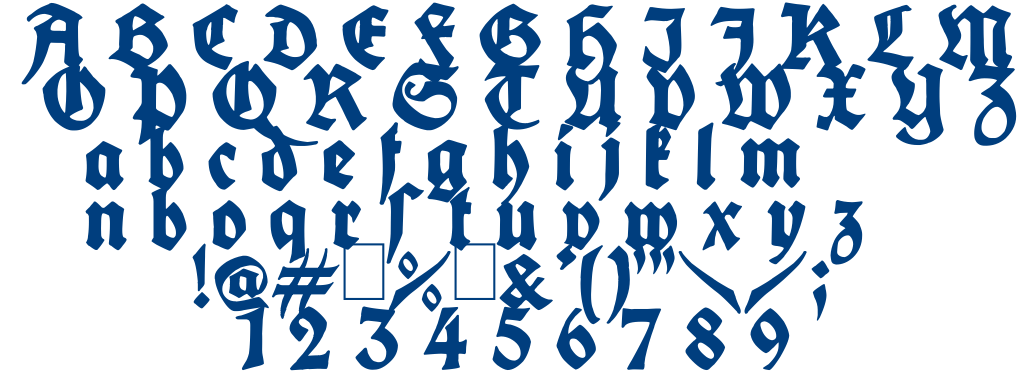 King arthur legend font